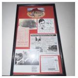Pizza Hut Framed Historical Collage 32” x 32”