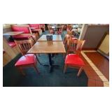 2 Tables & 4 Chairs plus Napkin Dispenser