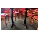 One 54" Round Table & 5 Chairs plus Napkin Dispenser