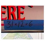 Vintage collectible LED "Carry-out" hanging sign