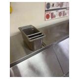 Refrigerated Cold holding Prep Table w/ refrigerated ingredient rail