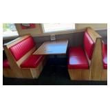 4 Tables & 5 Booth seats plus Napkin Dispensers