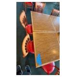 6 Tables and Ten Chairs plus Napkin Dispensers