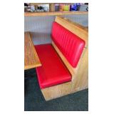 2 Tables, 4 Chairs, plus Double-sided Booth seat