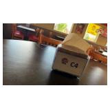 (1) 54" Round Table, 5 Chairs + Napkin Dispenser