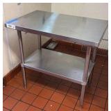 Regency 24" x 36" NSF Stainless Steel Work Table