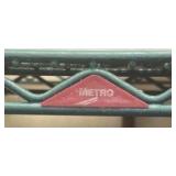 (2) Metro NSF 4-tier Wire Racks, 35 1/4”w