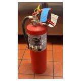 2 fire extinguishers