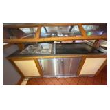 Hard-wired Hot food/Pizza Warmer Buffet Island