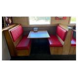 4 Tables & 5 Booth seats plus Napkin Dispensers