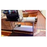 Two Tier Stainless Steel Regency NSF 60" Stainless Work Table