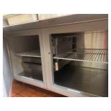Refrigerated Cold holding Prep Table w/ refrigerated ingredient rail