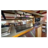 Hard-wired Hot food/Pizza Warmer Buffet Island