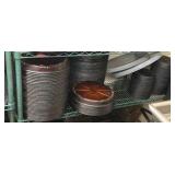 Pizza Pans and two 17 1/2” pan separators