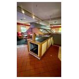 Hard-wired Hot food/Pizza Warmer Buffet Island