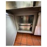 Refrigerated Cold holding Prep Table w/ refrigerated ingredient rail