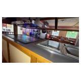 Hard-wired Hot food/Pizza Warmer Buffet Island