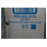 62"x84.5" Rough Opening Pocket Door Frame