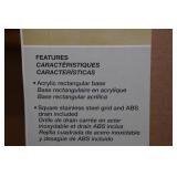 Maax Shower Base 48"x32"x3"
