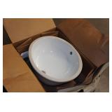 White Undercounter Sink