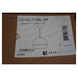 *2* Beda Lighting Pendant Lights - Amber/Clear