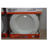 Commercial Electric 6" White Recessed LED Kits
