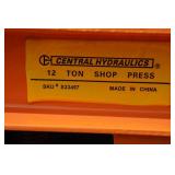 Central Hydraulics 12 Ton Hydraulic Press