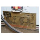 Tool Shop 7" Tile Cutting Machine