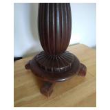 Tall Pedestal Antique Wood Plant Stand