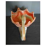 Blown Glass Swan 8" Bowl