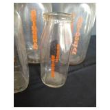 (5) Bridgeman Milk Glasses