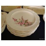 Misc. China Bowls w/ Matching Hollyhock Chatham Plates & Platter