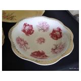 Misc. China Bowls w/ Matching Hollyhock Chatham Plates & Platter