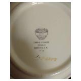Misc. China Bowls w/ Matching Hollyhock Chatham Plates & Platter