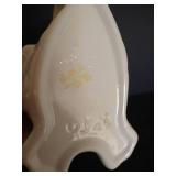 Vintage White Duck 10" Pitcher Marked USA