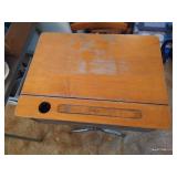 Vintage School Desk w/ Inkwell