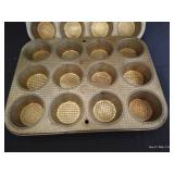 (2) 12 Cup Ekco Ovenex Muffin Pans