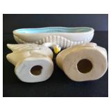 Vintage Japanese Swans & Small Dish