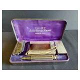 Gilbert Mantle Clock & Valet Auto Strap Razor