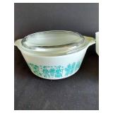 (2) Amish Butter Print Pyrex Dishes