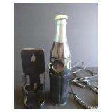 Vintage Coca-Cola Bottle Rotary Phone