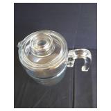 Vintage Pyrex Coffee Pot With Lid
