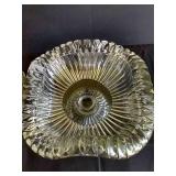 Early American Pattern Glass Fruit Bowl & Cut Glass Bowl