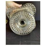 Early American Pattern Glass Fruit Bowl & Cut Glass Bowl