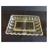 Divided Glass Dishes & Glass Butter Dish