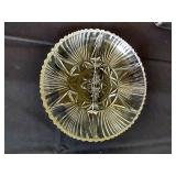 Divided Glass Dishes & Glass Butter Dish