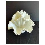 Fenton Hobnail Milk Glass 3-Horned Epergne Centerpiece