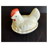 Ceramic 6" Hen on Nest