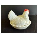 Ceramic 6" Hen on Nest
