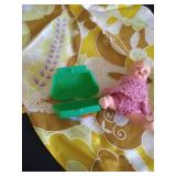 Tiny Vintage Dolls w/ Handwrtten Note